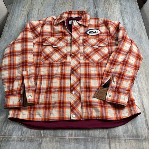 Diesel Plaid Jacket - Picture 1 of 5